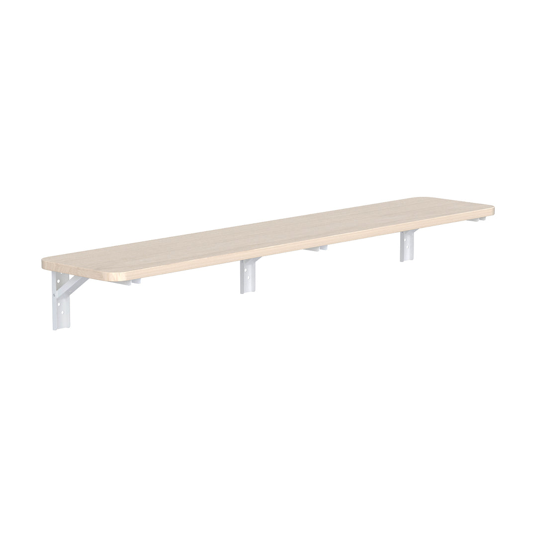 Estante/top plegable Maclean, color madera clara, 100x20 cm, máx.50 kg, MC-129 WD