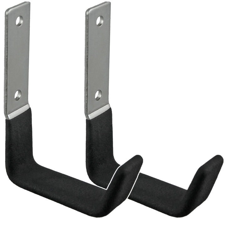 Maclean MC-435 Soporte de pared, para neumáticos, ruedas, escalera, bicicleta, acero, carga máx. 15kg, 2 piezas