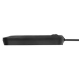Regleta de enchufes Maclean, cable alargador de 3 tomas + 3xUSB, 110-240V CA 50/60Hz, 2,1A máx. 2500W, 1,5m, negro, MCE394 B
