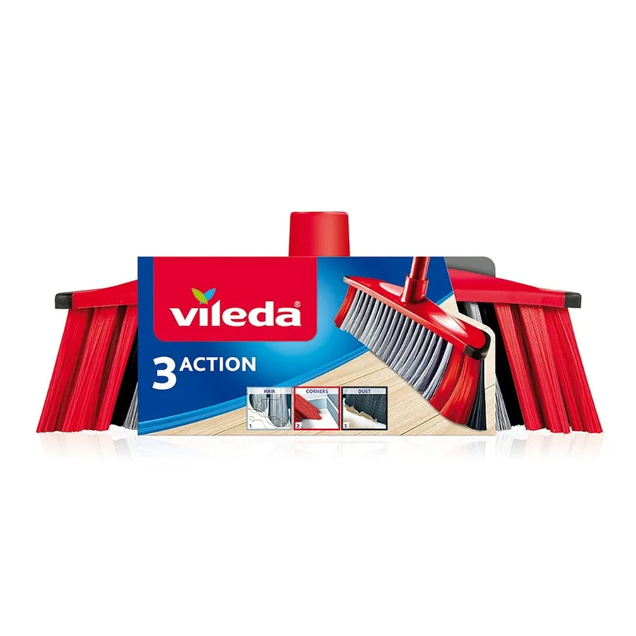 Escova tri-fibra Vileda 3-Action, sem cabo, cartucho