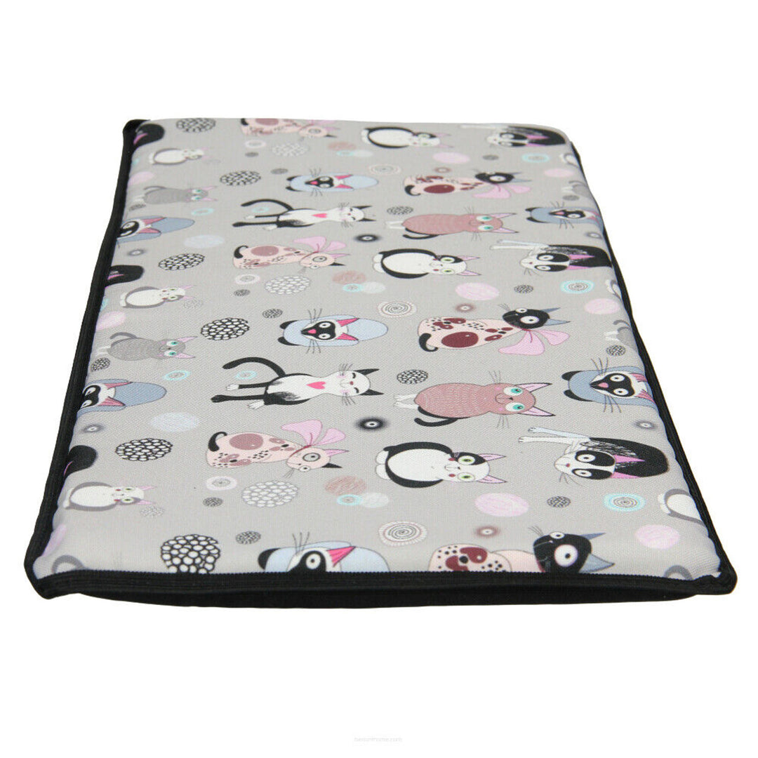 Almofada para cama de gato para nicho de janela 25x55cm Padrão Bertoni CATNIP