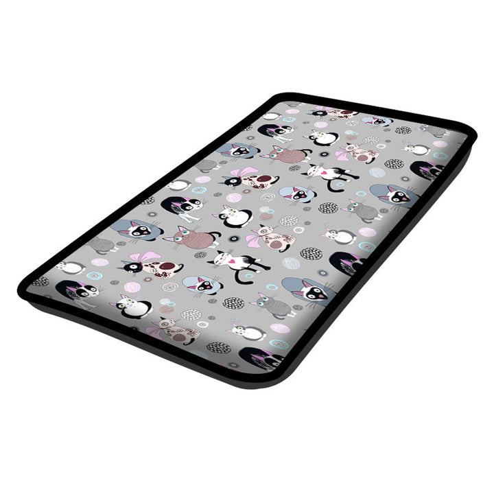 Almofada para cama de gato para nicho de janela 25x55cm Padrão Bertoni CATNIP