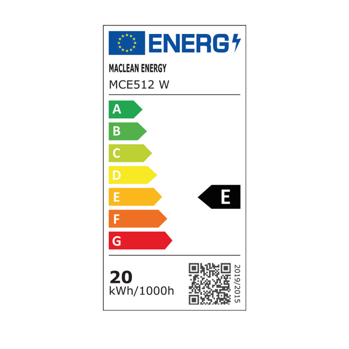 Luz LED com sensor de movimento Maclean, sensor de movimento PIR, branca, 20 W, IP65, 2000 lm, branco neutro (4000 K) MCE512 W, pacote de 4