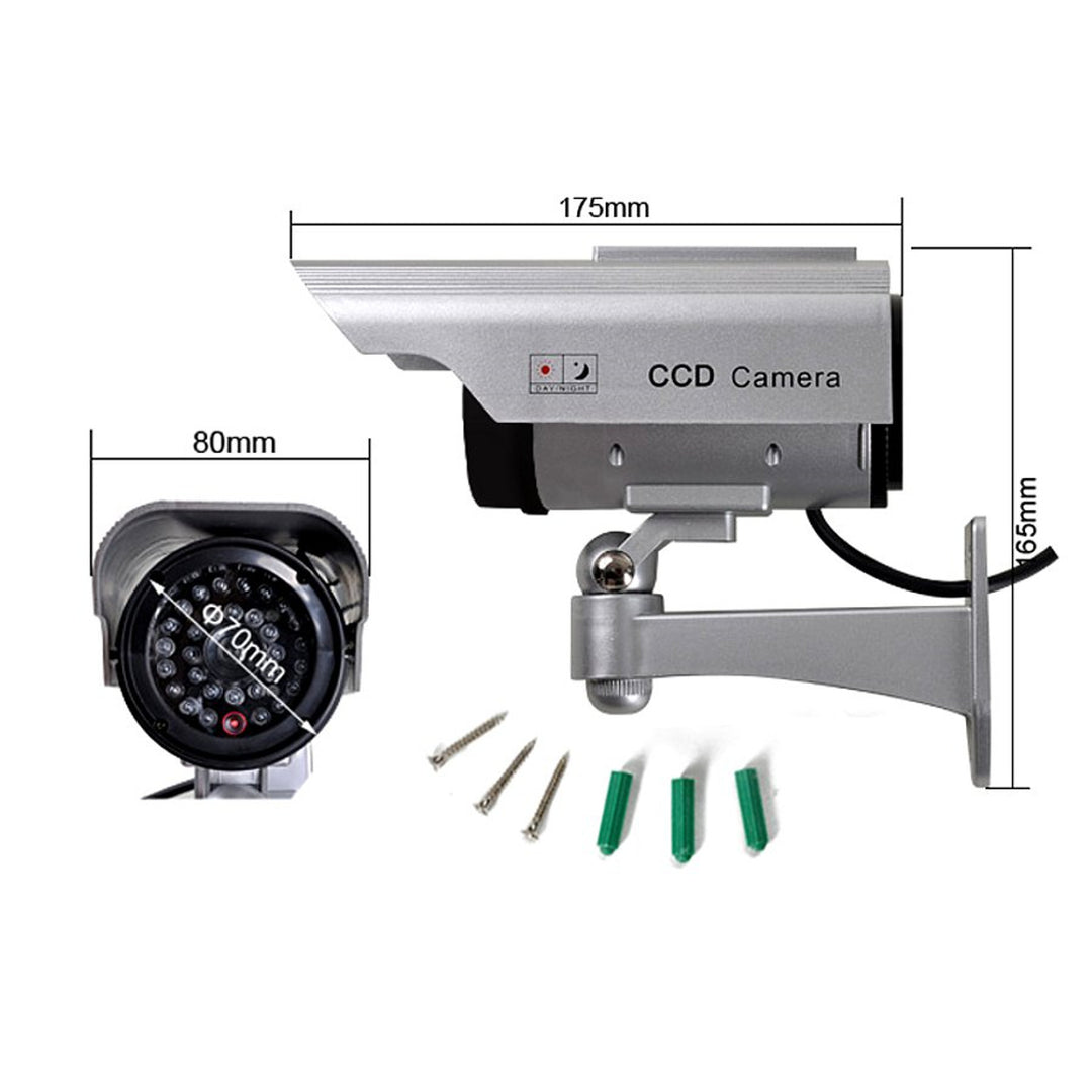 Diodo solar intermitente para câmara falsa SOL1200, 4 peças