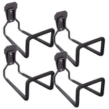 Suporte de parede Maclean Garage para pneus, ferramentas de jardim, escadas, mangueiras, bicicletas, aço, carga máxima de 35 kg, MC-441, 4 peças