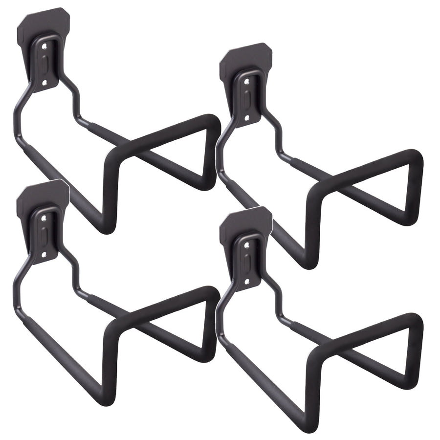 Suporte de parede Maclean Garage para pneus, ferramentas de jardim, escadas, mangueiras, bicicletas, aço, carga máxima de 35 kg, MC-441, 4 peças