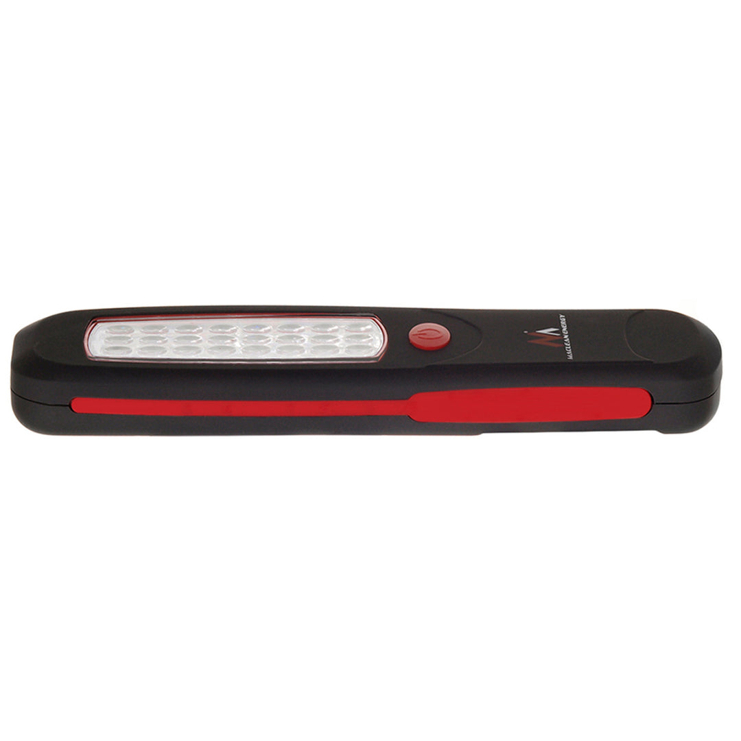 Maclean MCE03 Lámpara de taller 24 LED, imán, gancho, 2 piezas