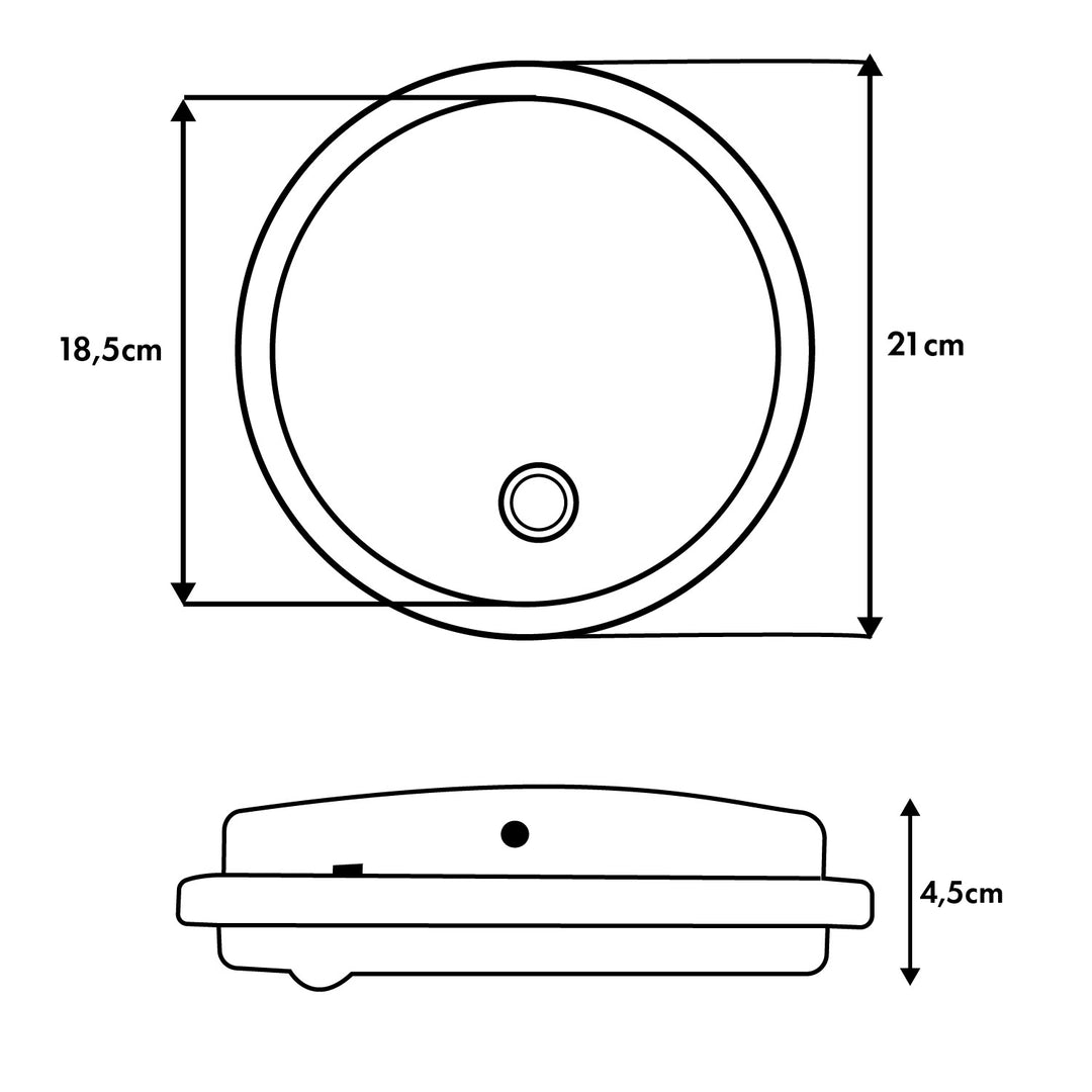 Lámpara LED con sensor de movimiento Maclean, sensor PIR, color blanco, 10 W, IP65, 1000 lm, color neutro, MCE525 W