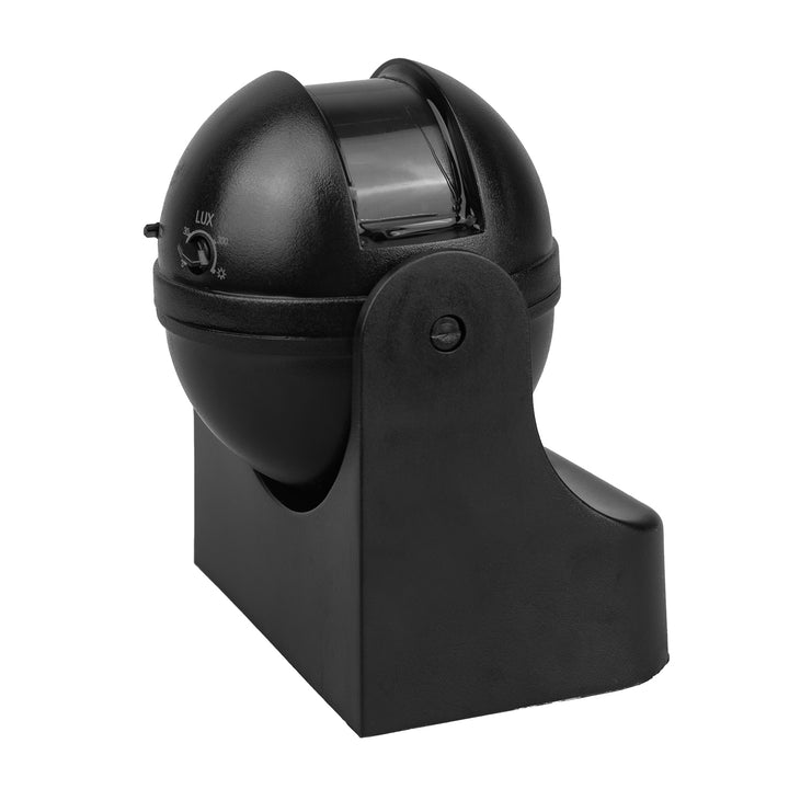 Sensor de movimiento PIR Maclean, infrarrojos, IP44, negro con cubierta negra, alcance 12 m, carga máxima 300/1200 W, MCE358 B/B
