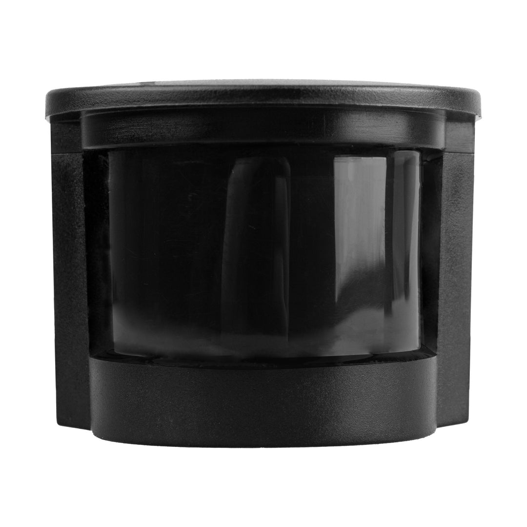 Sensor de movimiento y crepúsculo de pared Maclean, 180°, máx. 1200 W, negro con cubierta negra, MCE25 B/B