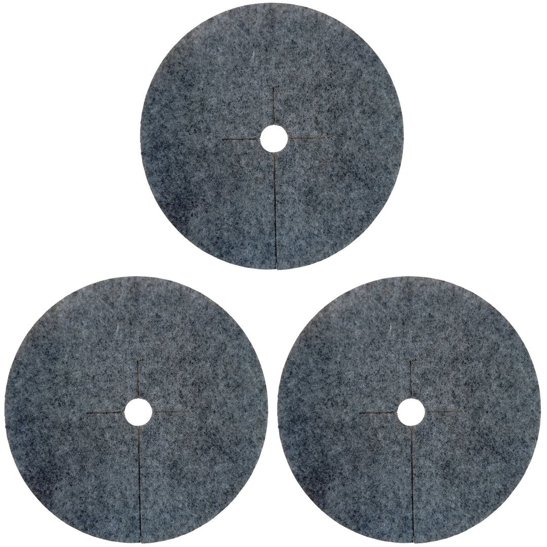Juego de discos antihierba Bertoni, 3 piezas, 40 cm, gris