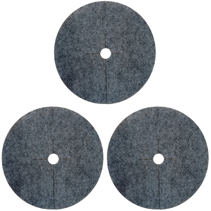 Juego de discos antihierba Bertoni, 3 piezas, 40 cm, gris