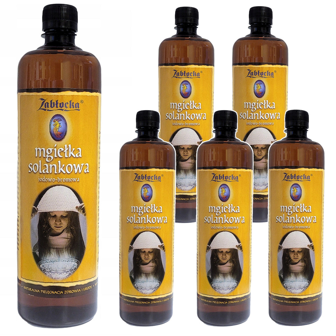 6x Zablocka Salt Mist 950ml para inhalación en inhaladores