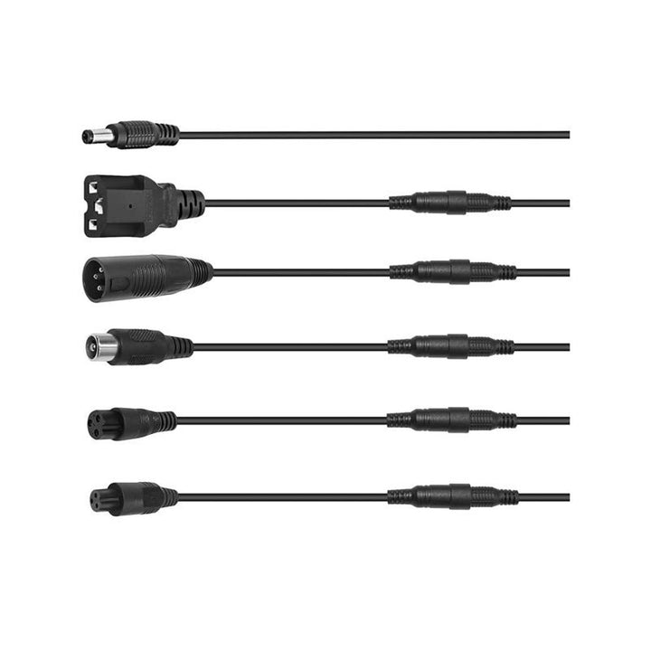 Carregador Lextool para scooters e veículos elétricos, 6 tomadas, 230 V CA, 42 V CC 2 A, LXG94