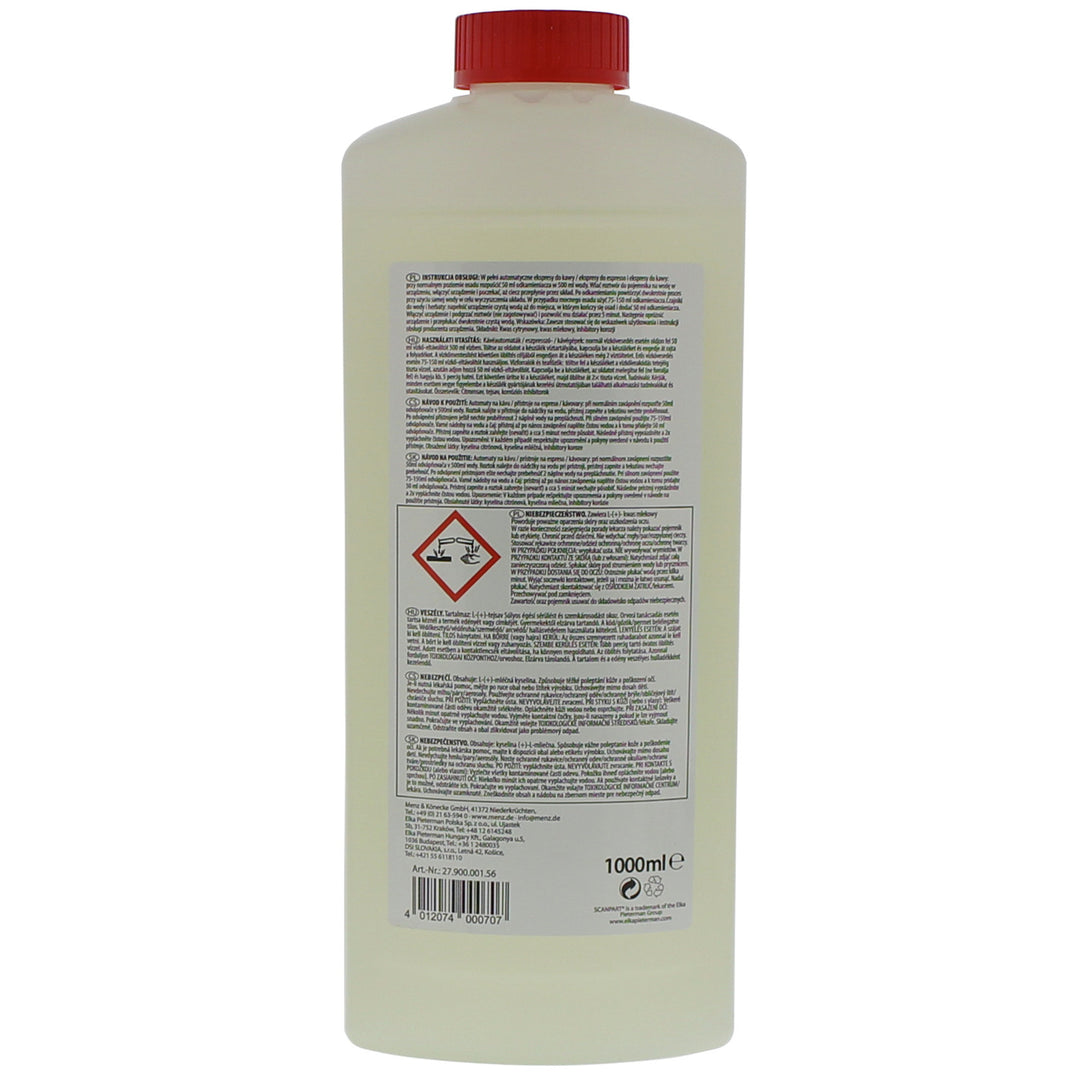 Descalcificador para máquinas de café, chaleiras, 1 litro, universal, Scanpart, 2 peças
