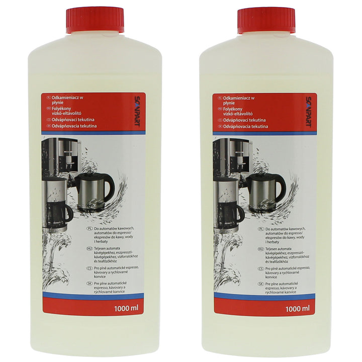 Descalcificador para máquinas de café, chaleiras, 1 litro, universal, Scanpart, 2 peças