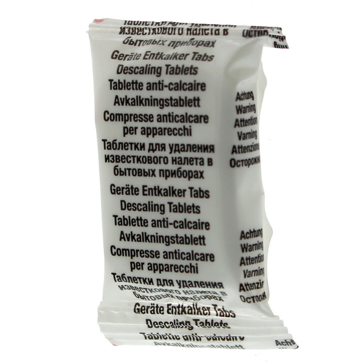 Pastilhas descalcificantes para máquinas de café expresso, 6 peças, universais, Scanpart, 2 embalagens