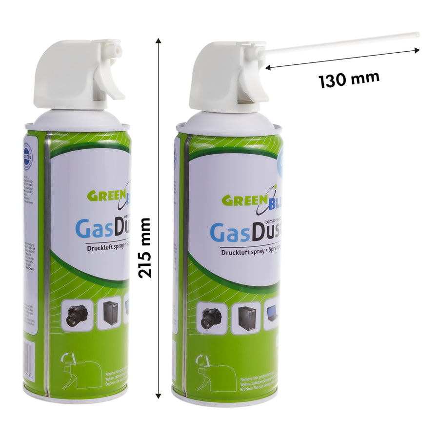 Pulverizador de pistola de ar comprimido GreenBlue GB400 400ml - Pulverizador de pistola, 9 peças