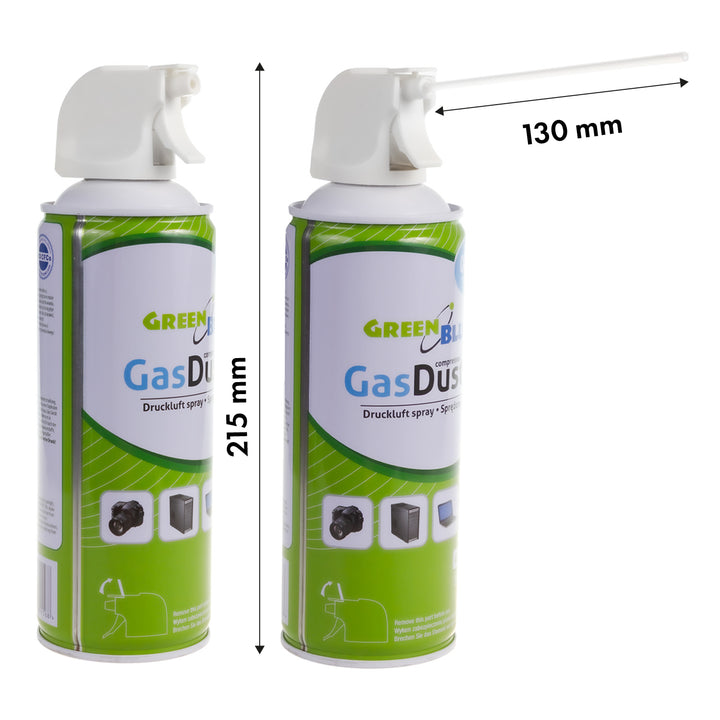 Atomizador para pistola de ar comprimido GreenBlue GB400 400ml - 24 unid.