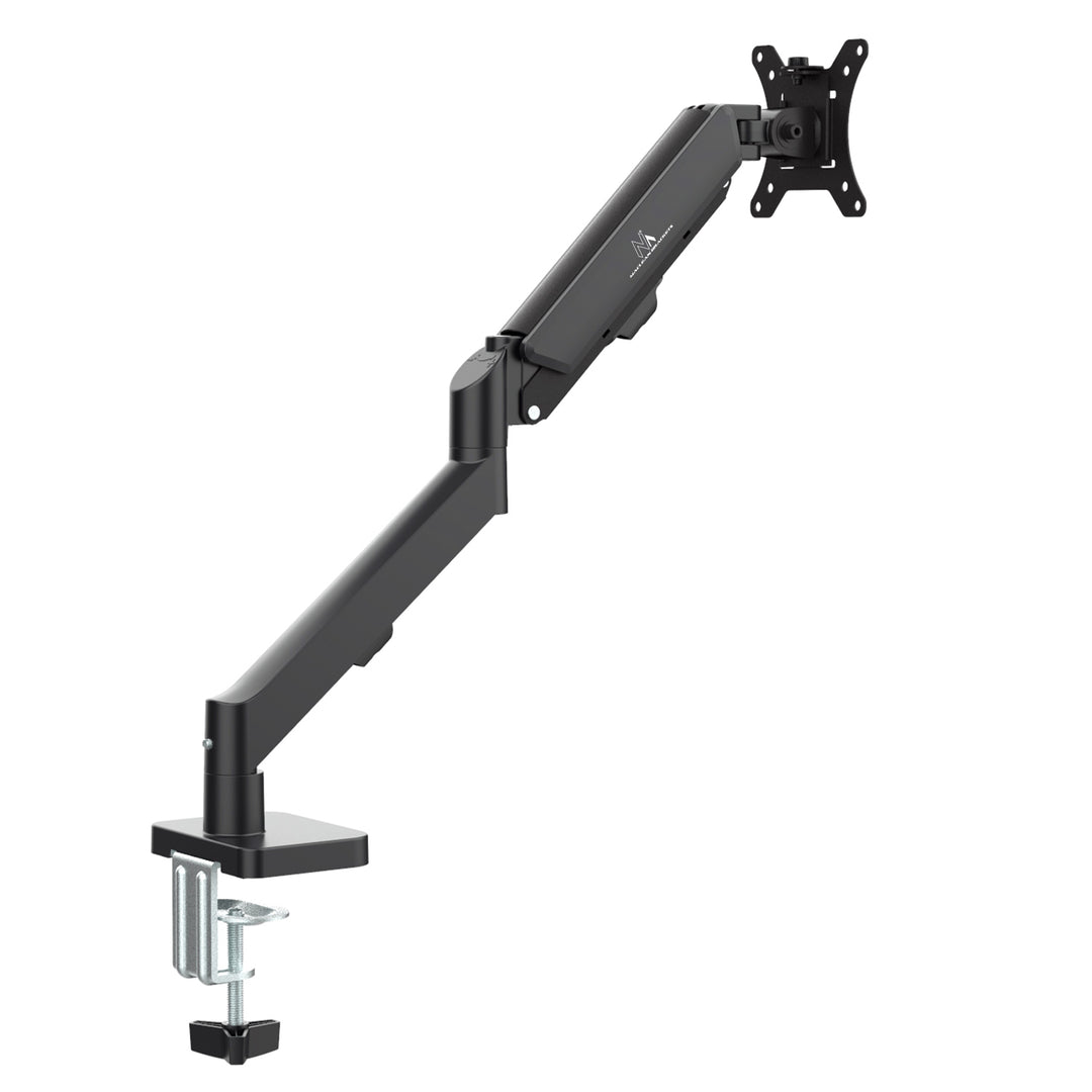 Soporte de monitor Maclean, resorte de gas, 17"-32", 2-10kg, negro, MC-133