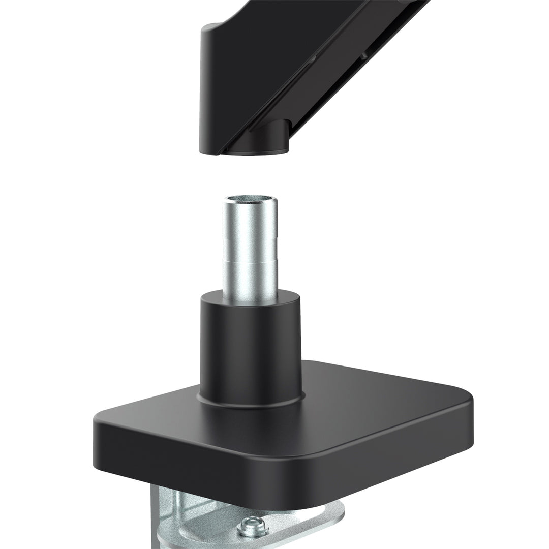 Soporte de monitor Maclean, resorte de gas, 17"-32", 2-10kg, negro, MC-133