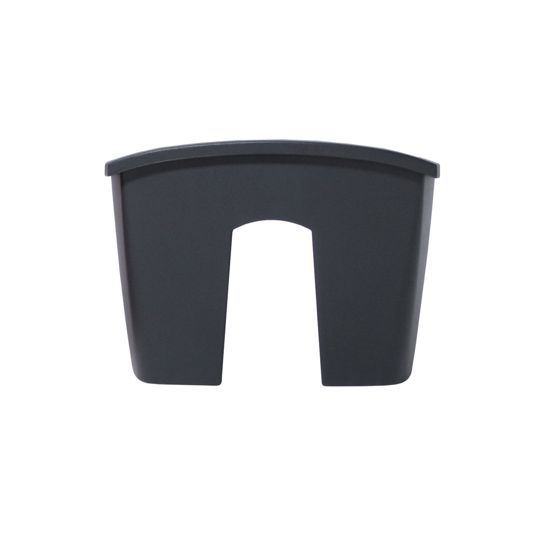 Vaso para varanda DCRO600 - Antracite, capacidade 18L, 2 peças