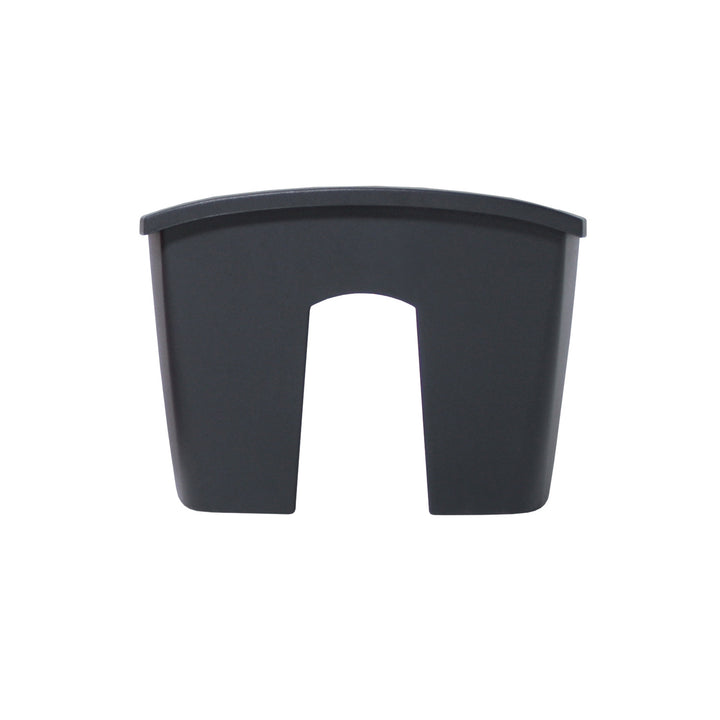 Vaso para varanda DCRO600 - Antracite, capacidade 18L, 5 peças