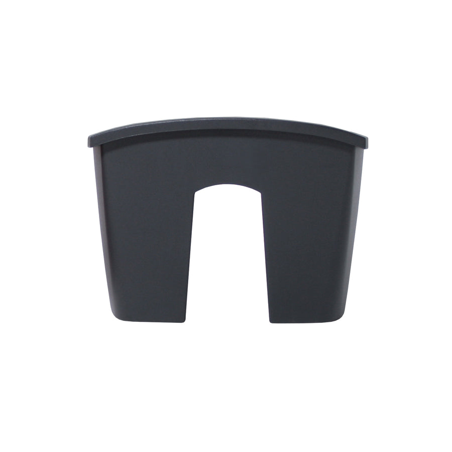 Vaso para varanda DCRO600 - Antracite, capacidade 18L, 5 peças