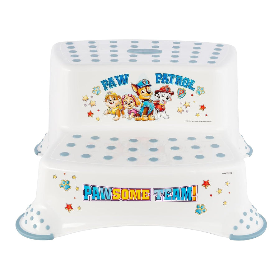 Tapa antideslizante para inodoro Psi Patrol - Paw Patrol+ Plataforma antideslizante Psi Patrol, Blanca, Max 120kg