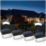 GreenBlue GB126 Solar LED luz del poste, 60x60mm, sobre dosel, 4 piezas