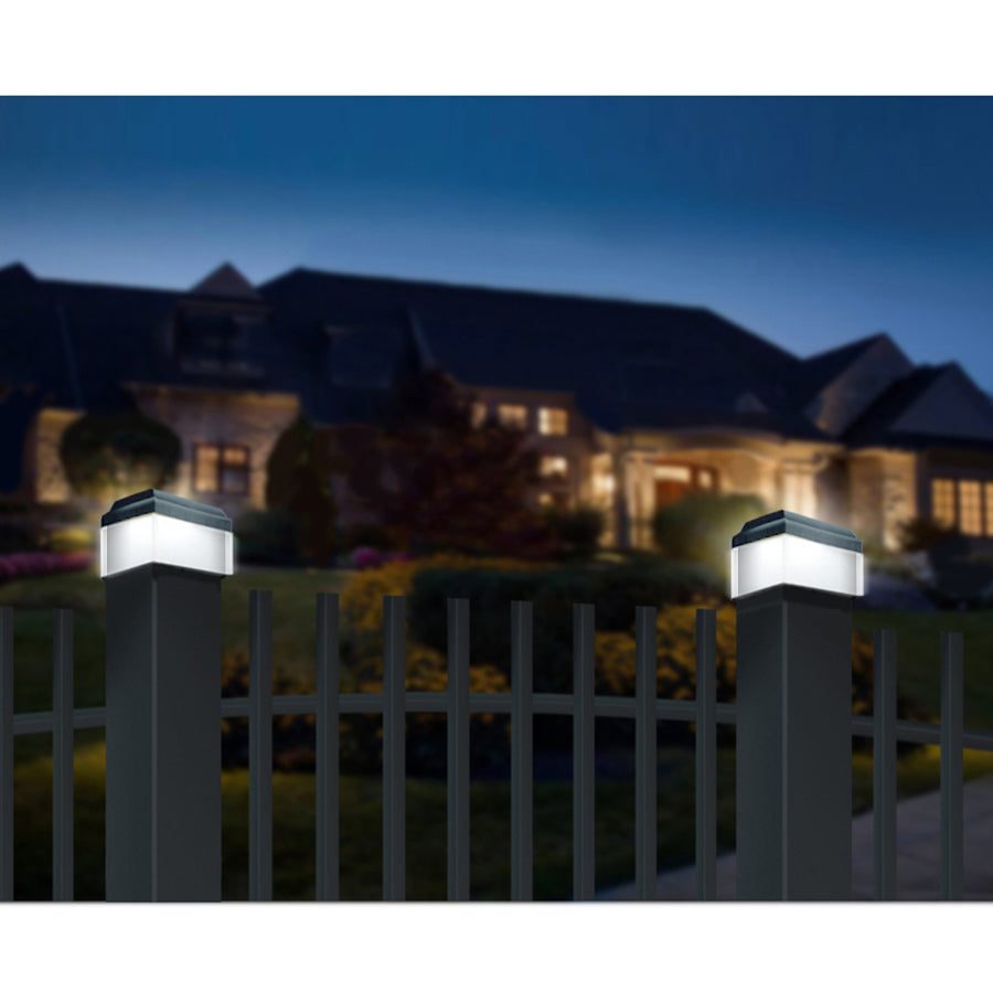 GreenBlue GB126 Solar LED luz del poste, 60x60mm, sobre dosel, 4 piezas