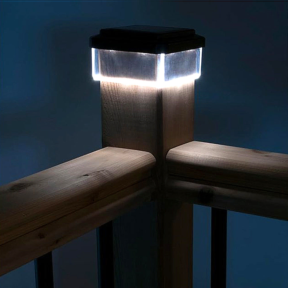 GreenBlue GB126 Solar LED luz del poste, 60x60mm, sobre dosel, 4 piezas