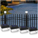 GreenBlue GB128 Solar LED luz del poste, 100x100mm, sobre dosel, 4 piezas