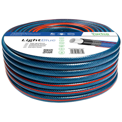 Mangueira de jardim Vartco Light Blue 1" 50m 4 dobras 22 bar