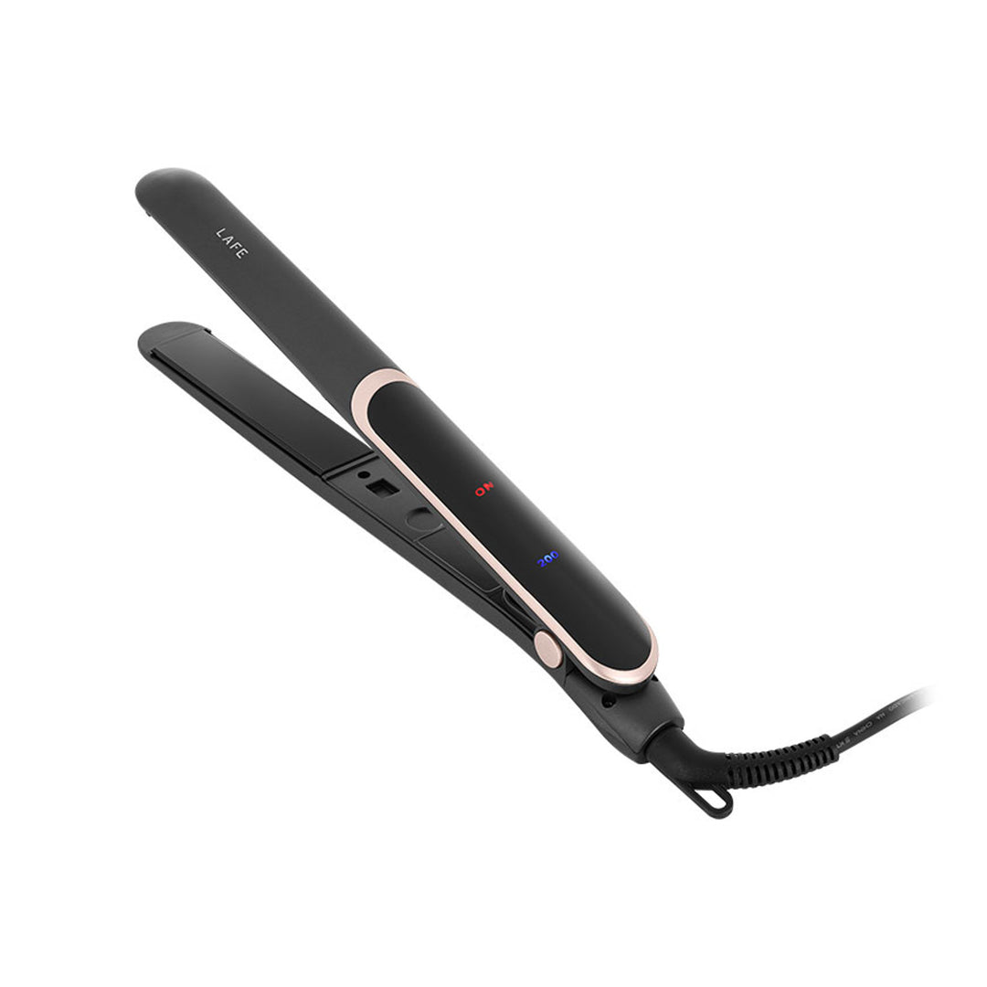 Prancha LAFE com controlo de temperatura, 35 W, revestimento cerâmico, alisadora elegante e brilhante