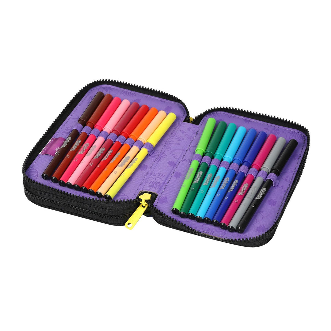 Estojo Coolpack, dois compartimentos, com acessórios, Stitch, Jumper 2