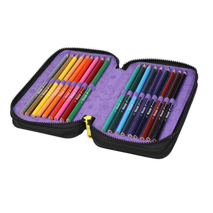 Estojo CoolPack de três compartimentos com acessórios JUMPER 3 STITCH