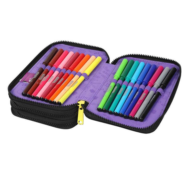 Estojo CoolPack de três compartimentos com acessórios JUMPER 3 STITCH