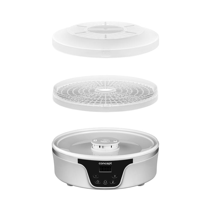 Concept Deshidratador, Secadora de setas, frutas y hierbas, 380W, 7 tamices, control digital, SO2090