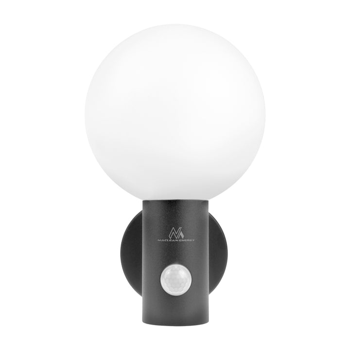 Maclean sensor de movimiento Lámpara LED, sensor de movimiento PIR, gris, 15W, IP65, 1600lm, blanco neutro (4000K) MCE515 GR, 2 piezas