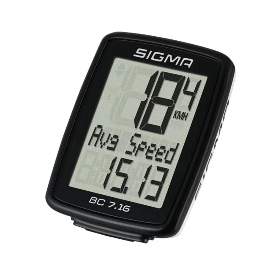 Sigma Contador de ciclos, cableado, arranque/parada, pantalla de tres filas, BC 7.16