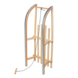 Trineo de madera GreenBlue, clásico, con cuerda, hasta 100 kg, GB153