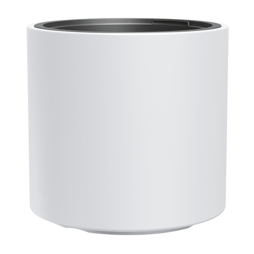 Maceta Prosperplast, con inserto, resistente a las heladas, altura 29cm, blanco, Heos