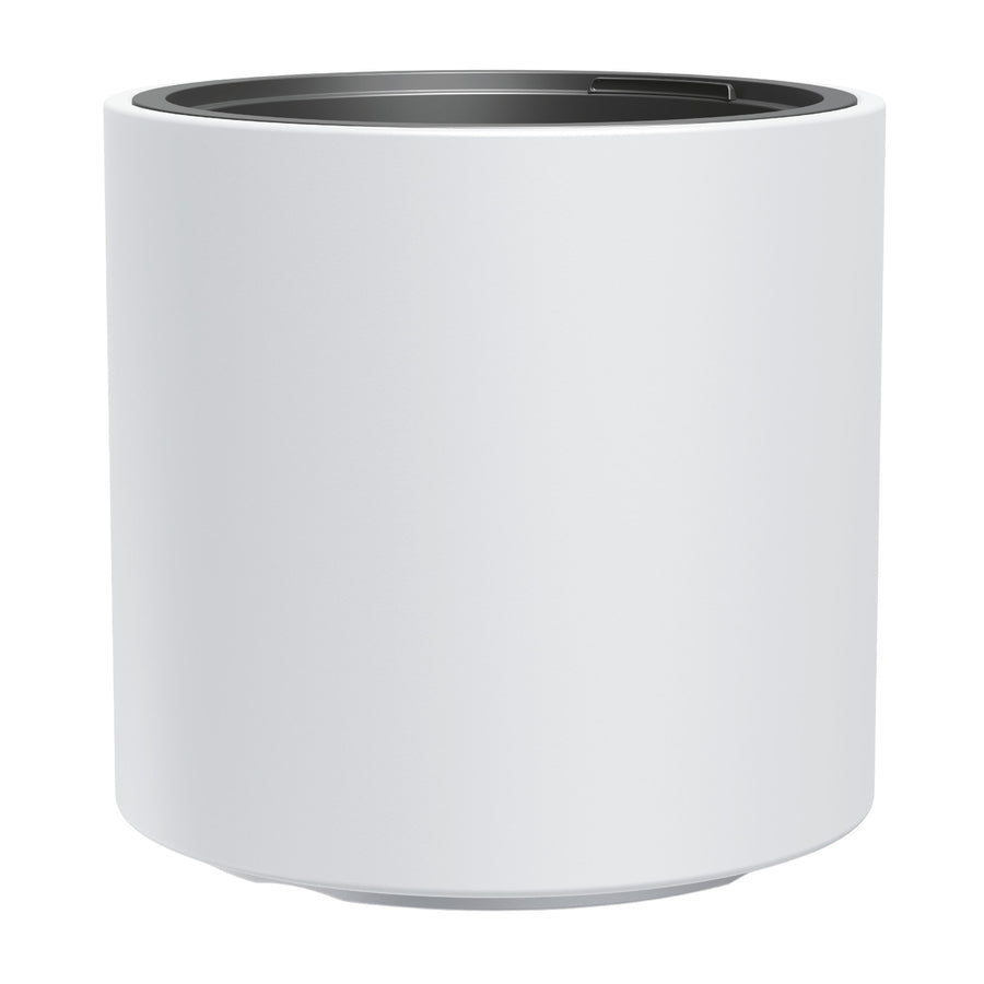Maceta Prosperplast, con inserto, resistente a las heladas, altura 38cm, blanco, Heos
