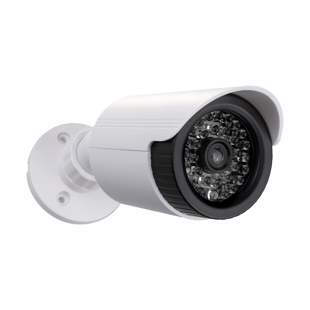 Cámara tubular falsa, diodos IR LED, blanca, alimentación 2xAA (no incluidas), ABS, IR1800 W