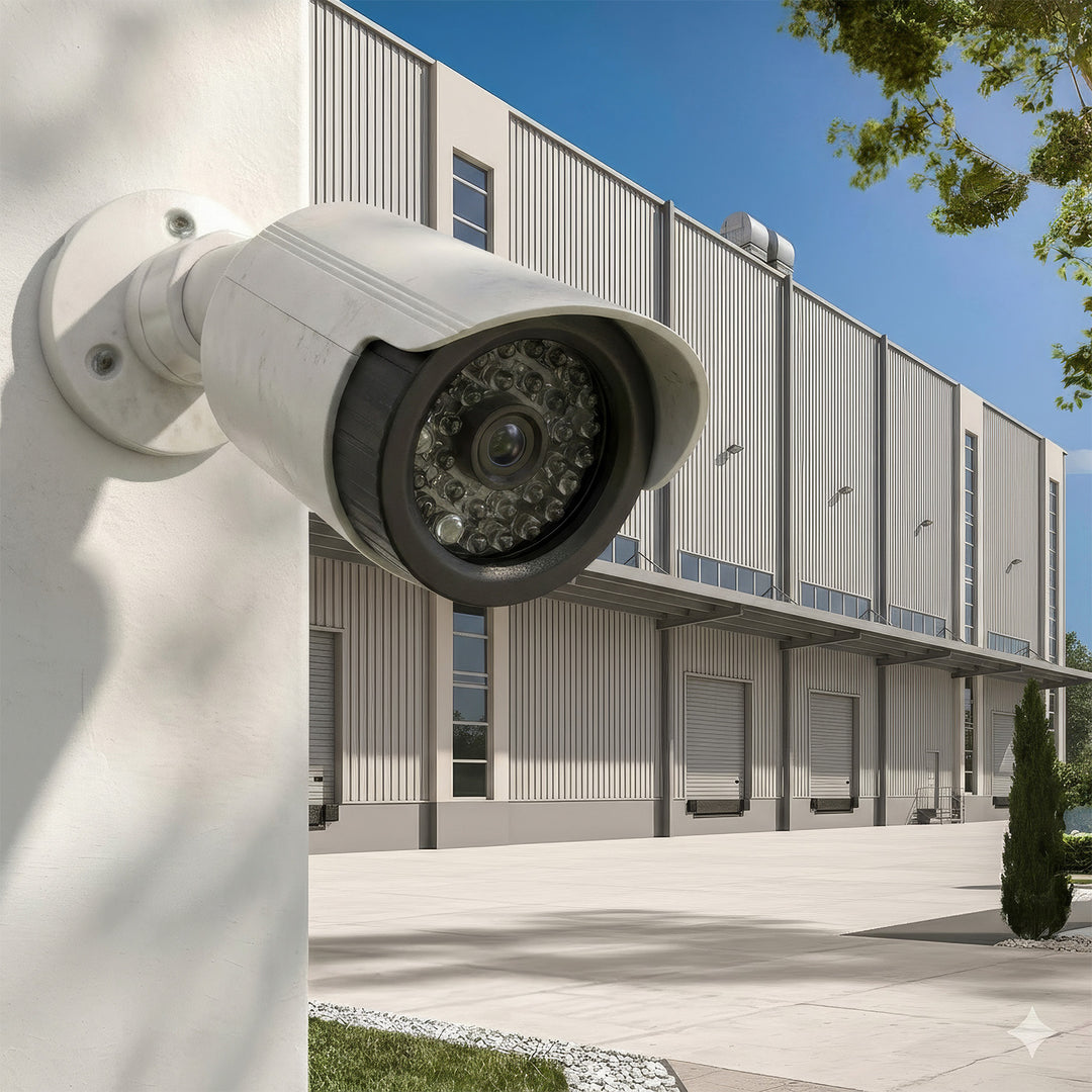Cámara tubular falsa, diodos IR LED, blanca, alimentación 2xAA (no incluidas), ABS, IR1800 W