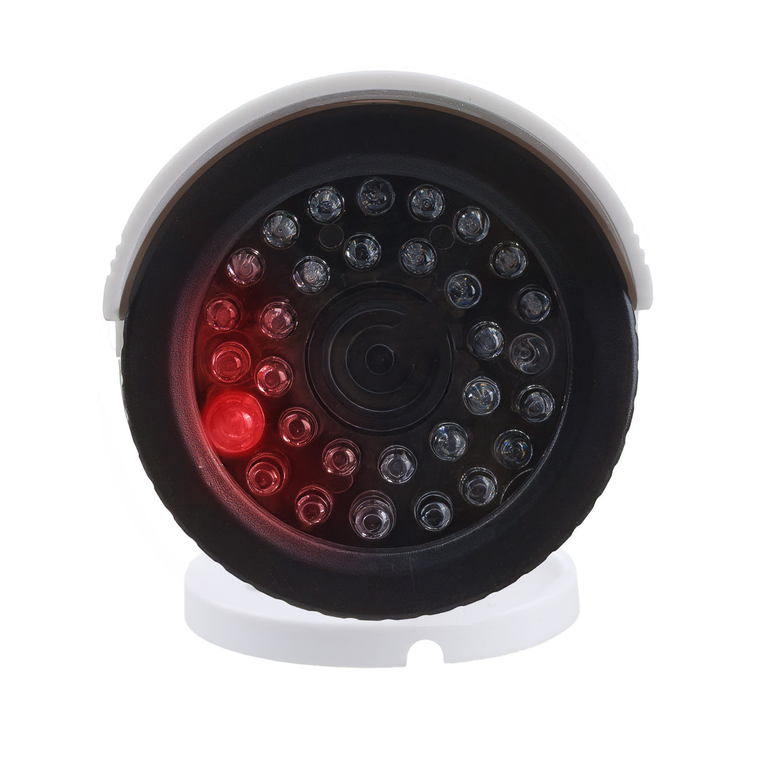Juego de dos cámaras tubulares falsas, diodos IR LED, blancas, alimentación 2xAA (no incluidas), ABS, IR1800 WT