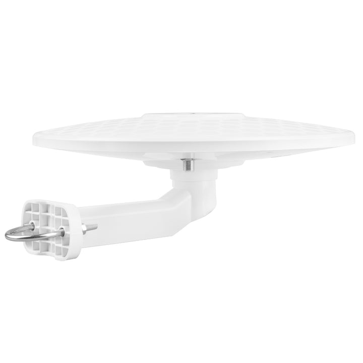 Antena omnidireccional Maclean DVB-T/T2 HEVC, activa, camper, fijación central por cable, MCTV-104