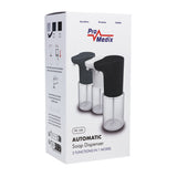 Dispensador automático Promedix, recipiente dispensador para jabones líquidos, líquidos desinfectantes, 300 ml, blanco, PR-540 W + 4 pilas Varta Industrial AA