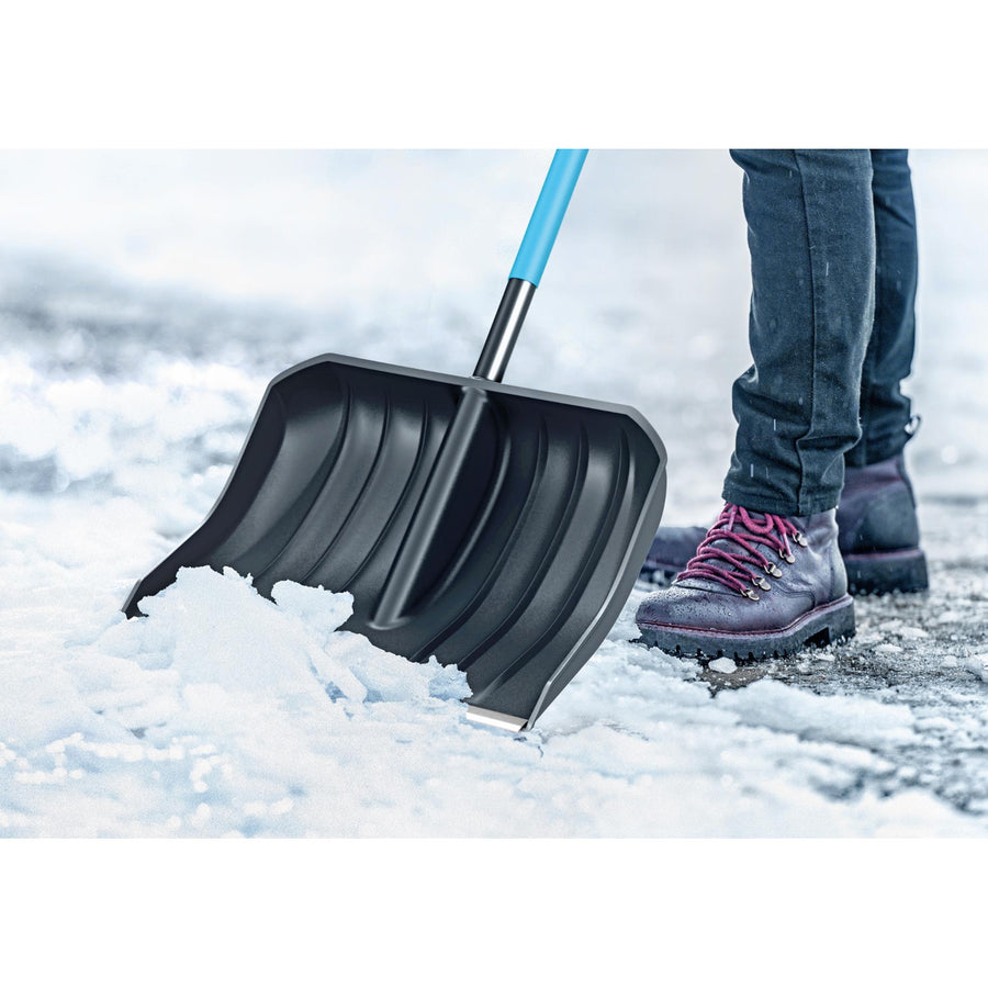 Pala de nieve Cellfast, mango de aluminio, 140 cm de longitud, Cellpro 40-340 + rascador de vidrio